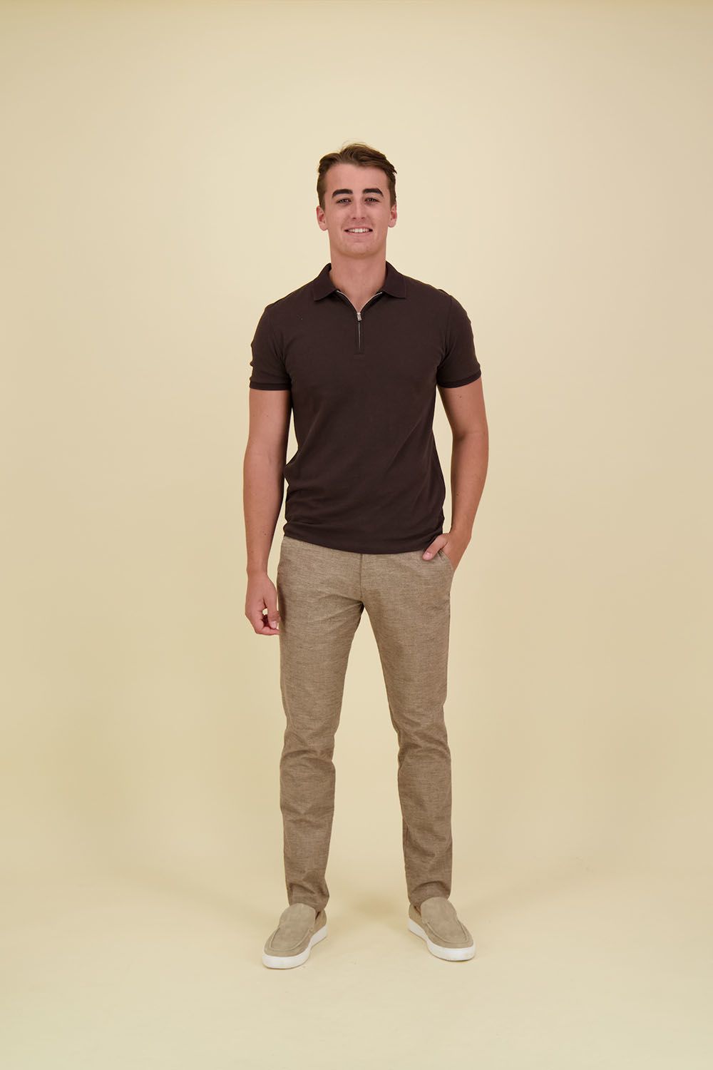 Selected Homme Polo Bruin