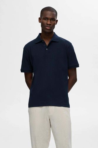 Selected Homme Polo Cass Blauw