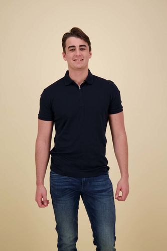 Selected Homme Poloshirt Fave Blauw