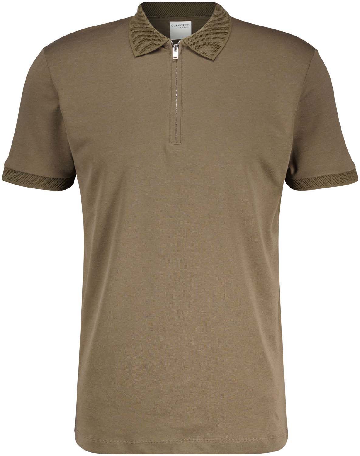 Selected Homme Poloshirt Fave Bruin