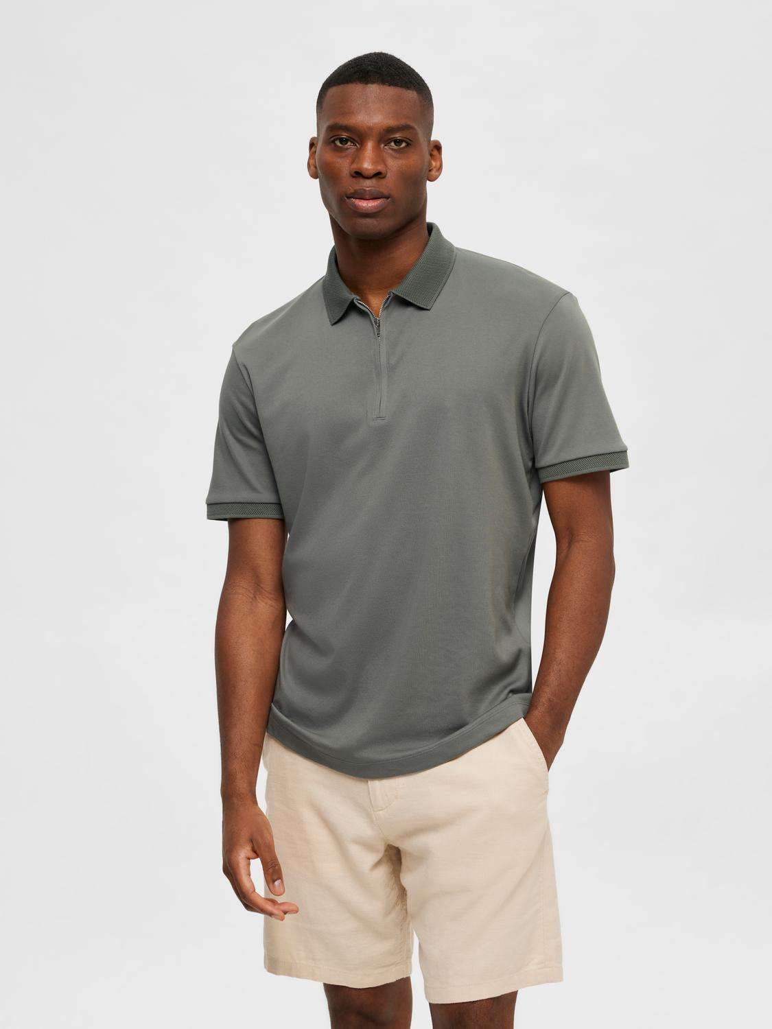 Selected Homme Poloshirt Fave Groen