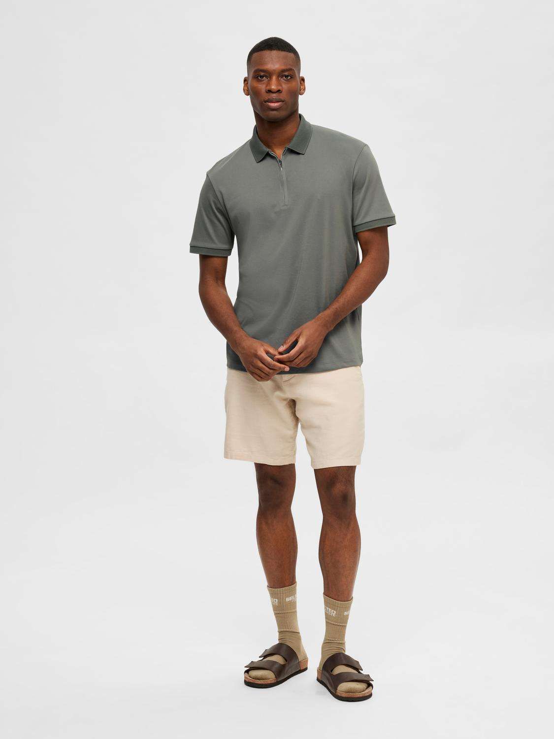 Selected Homme Poloshirt Fave Groen