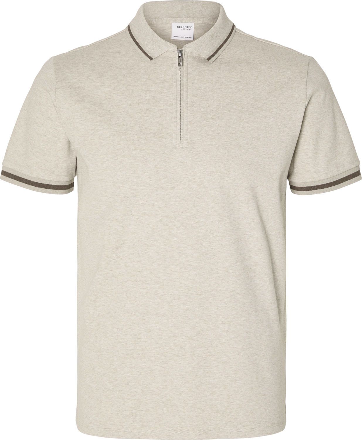 Selected Homme Poloshirt Toulouse Zand