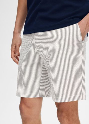 Selected Homme Short Karl Seersucker Groen