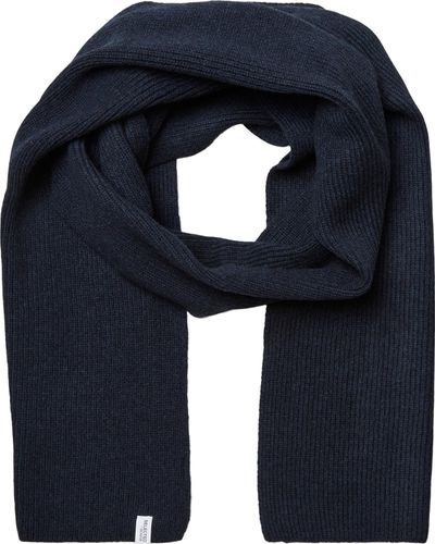 Selected Homme slhcray scarf Blauw