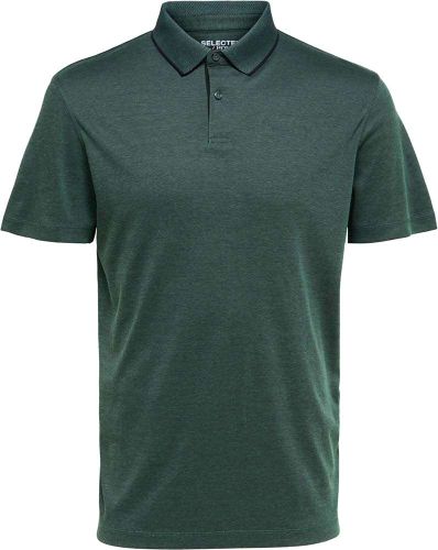Selected Homme slhleroy coolmax ss polo Groen