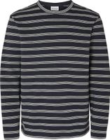 Sweater Shawn Streep Blauw