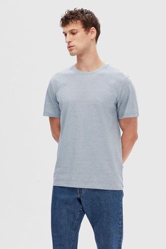 Selected Homme T-shirt Aspen Blauw