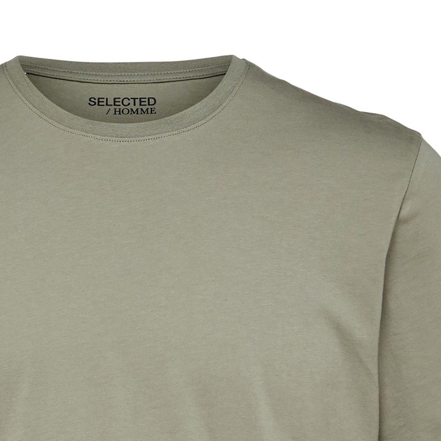 Selected Homme T-Shirt Groen