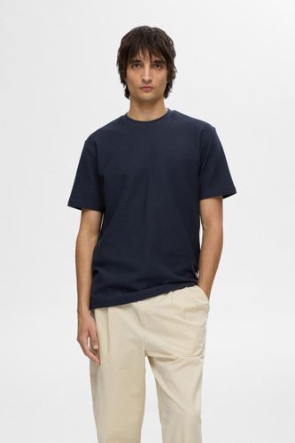 Selected Homme T-shirt Maurice Blauw