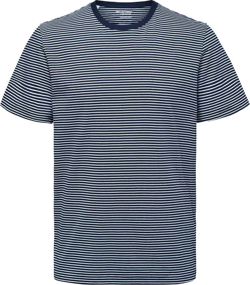 Selected Homme T-Shirt Norman Donkerblauw
