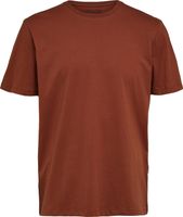 slhhaspen  ss o-neck tee Rood