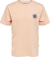 slhrelaxjoss emb t-shirt Roze