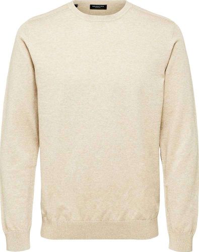 Selected Homme slhberg crew neck noos Wit