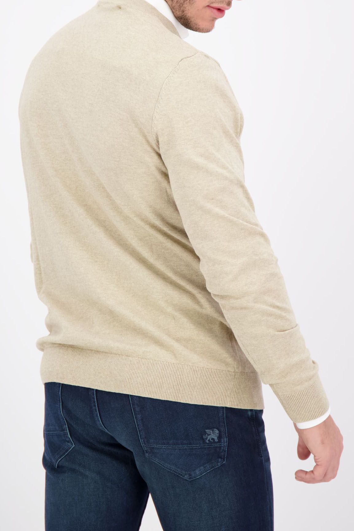 Selected Homme Trui Crew Neck Creme