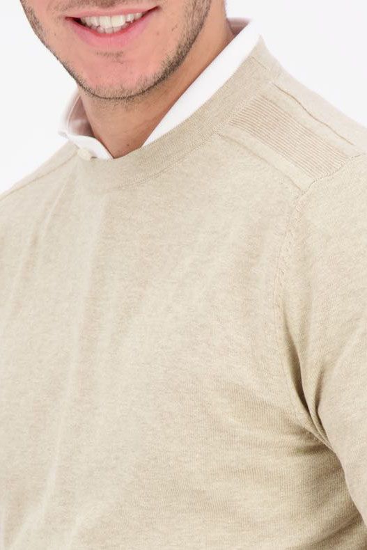 Selected Homme Trui Crew Neck Creme