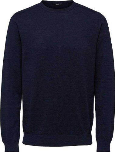 Selected Homme slhberg crew neck noos Blauw