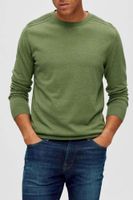 slhberg crew neck noos 	Lime