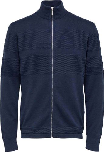 Selected Homme lhmaine ls knit cardigan Blauw
