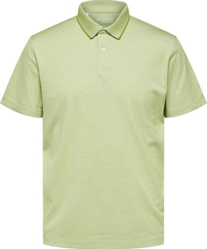 Selected Homme slhleroy coolmax ss polo Groen