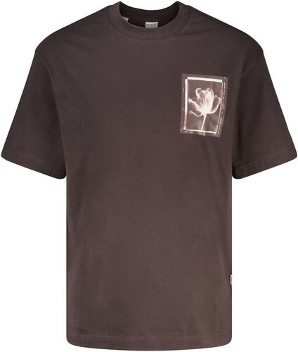 Selected Homme T-shirt Loose Norman Print Bruin