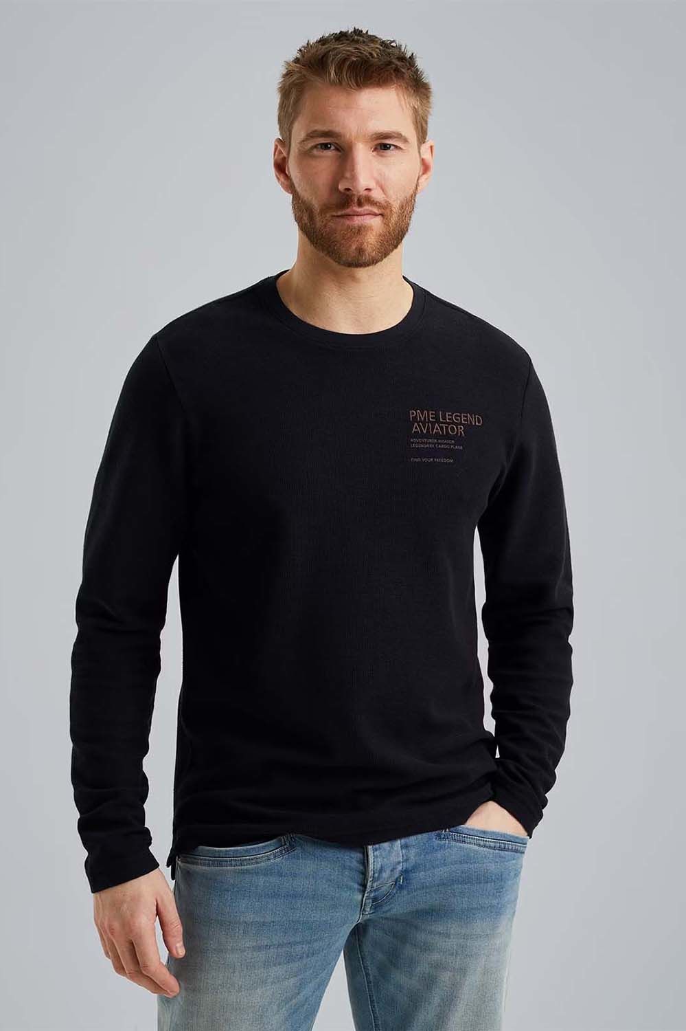 Pme Legend Sweater Zwart Pme Legend Sweater Zwart