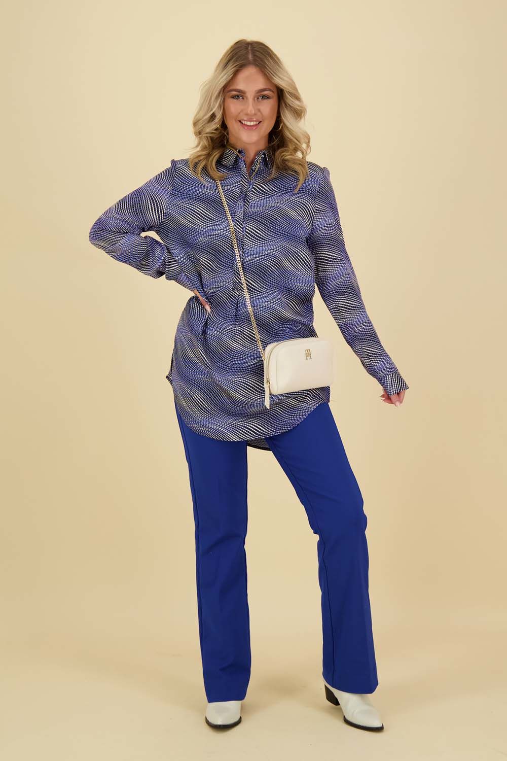 Question Blouse Blauw Question Blouse Blauw