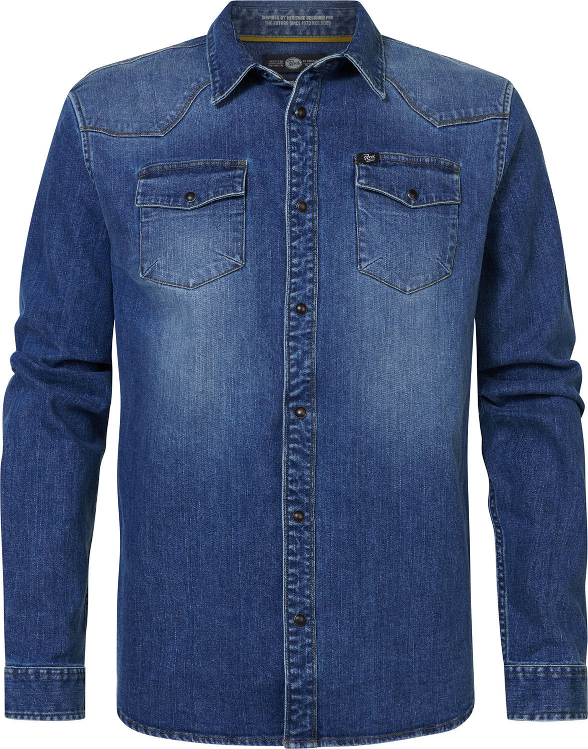 Petrol Overhemd Donkerblauw  Petrol Overhemd Donkerblauw