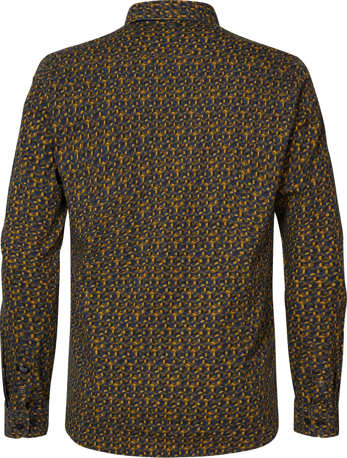 Petrol Overhemd Geel  Petrol Overhemd Geel