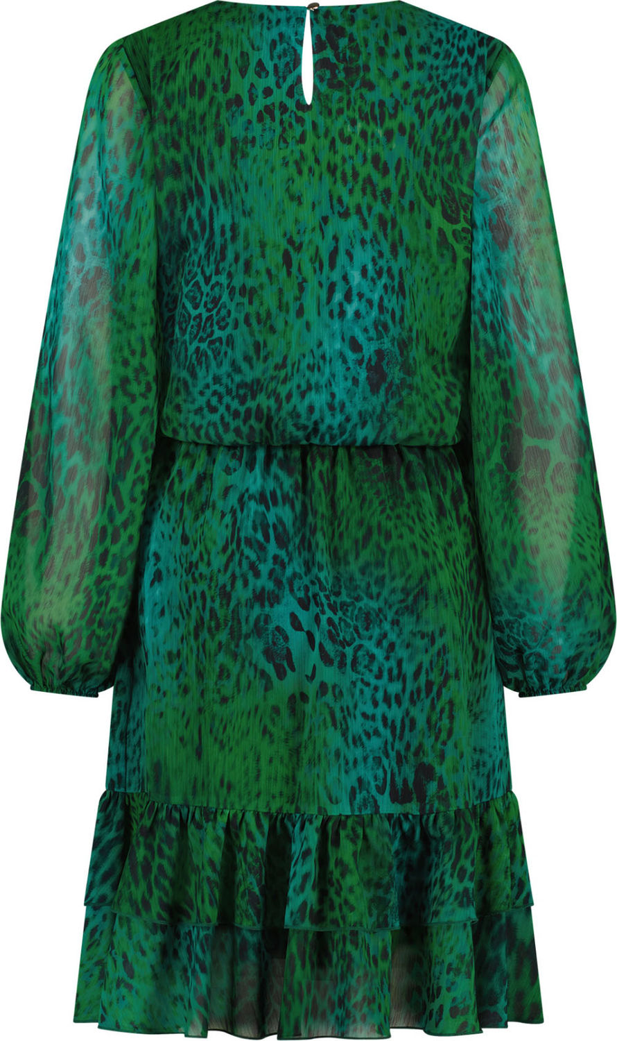 Label Dot Jurk Silke Groen Label Dot Jurk Silke Groen