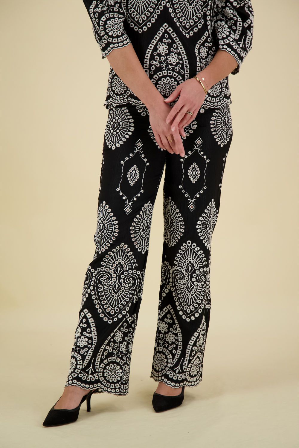 Sisters Point Pantalon Gilma Zwart