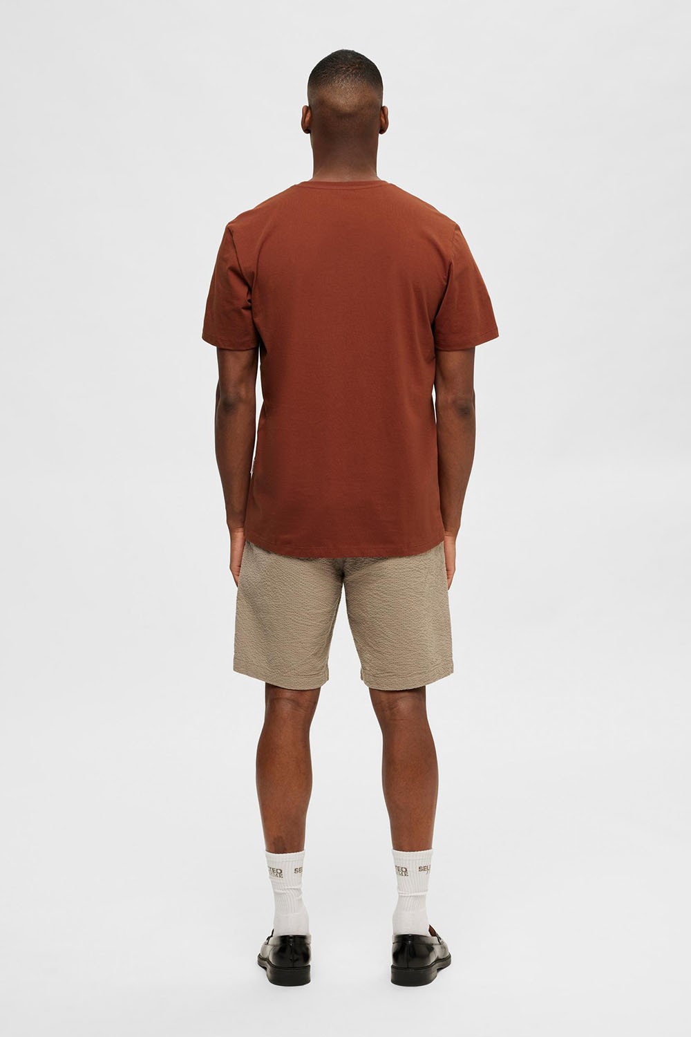 Selected Homme T-Shirt Rood Selected Homme T-Shirt Rood