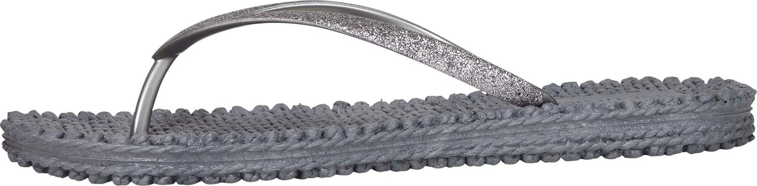 Ilse Jacobsen Teenslipper Glitter Grijs Ilse Jacobsen Teenslipper Glitter Grijs