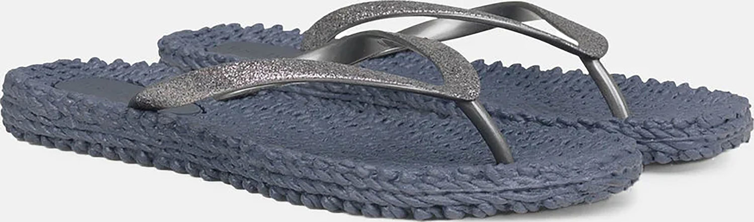 Ilse Jacobsen Teenslipper Glitter Grijs Ilse Jacobsen Teenslipper Glitter Grijs