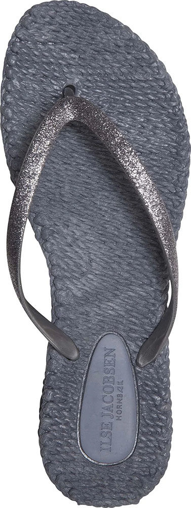 Ilse Jacobsen Teenslipper Glitter Grijs Ilse Jacobsen Teenslipper Glitter Grijs