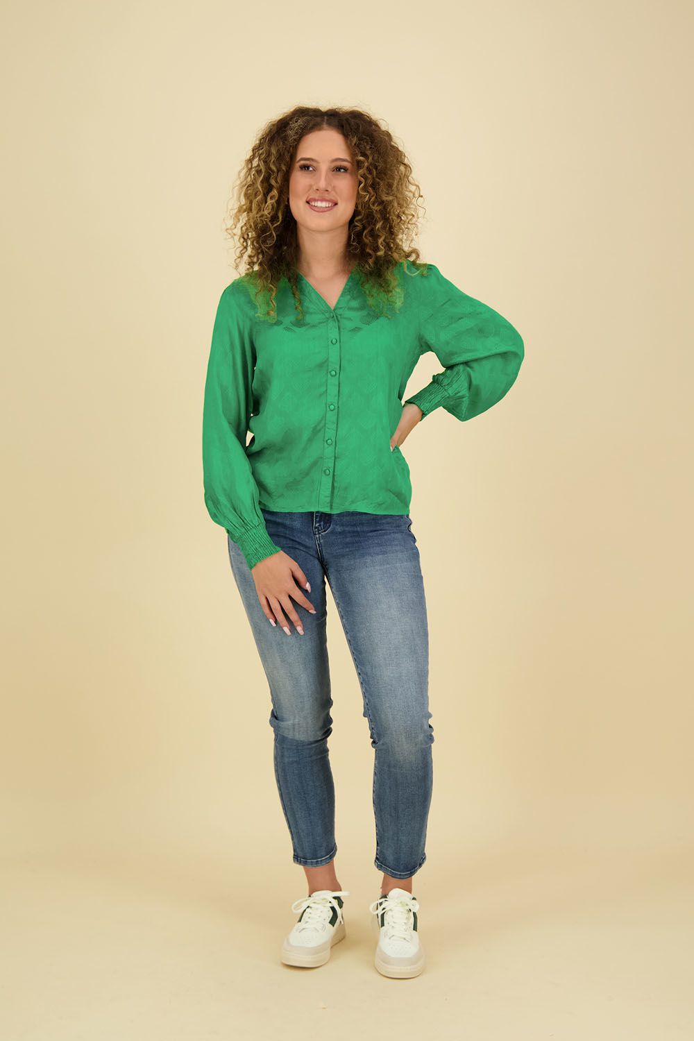 Smashed Lemon Blouse Groen