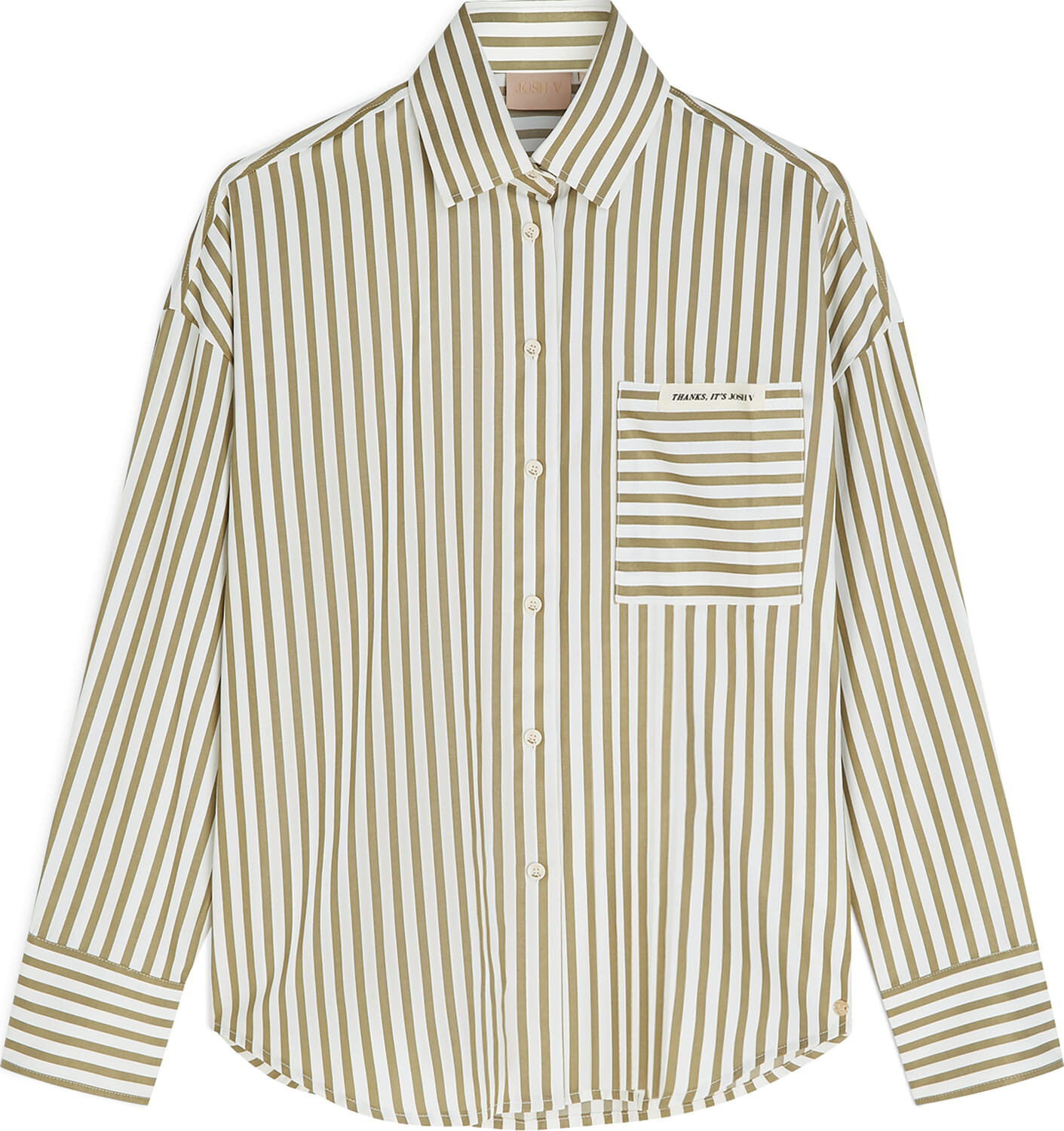 Blouse Lexx Streep Oversized Beige  Blouse Lexx Streep Oversized Beige