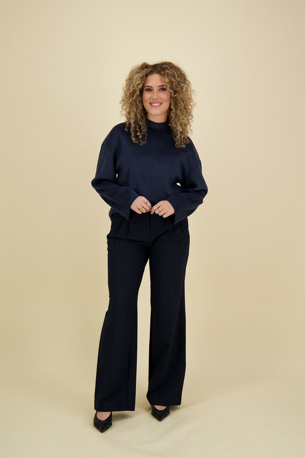 Yaya Trui Soft Blauw Yaya Trui Soft Blauw