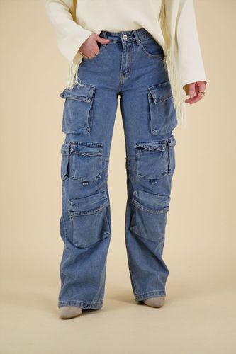 Sorbet Jeans lan pocket Blauw