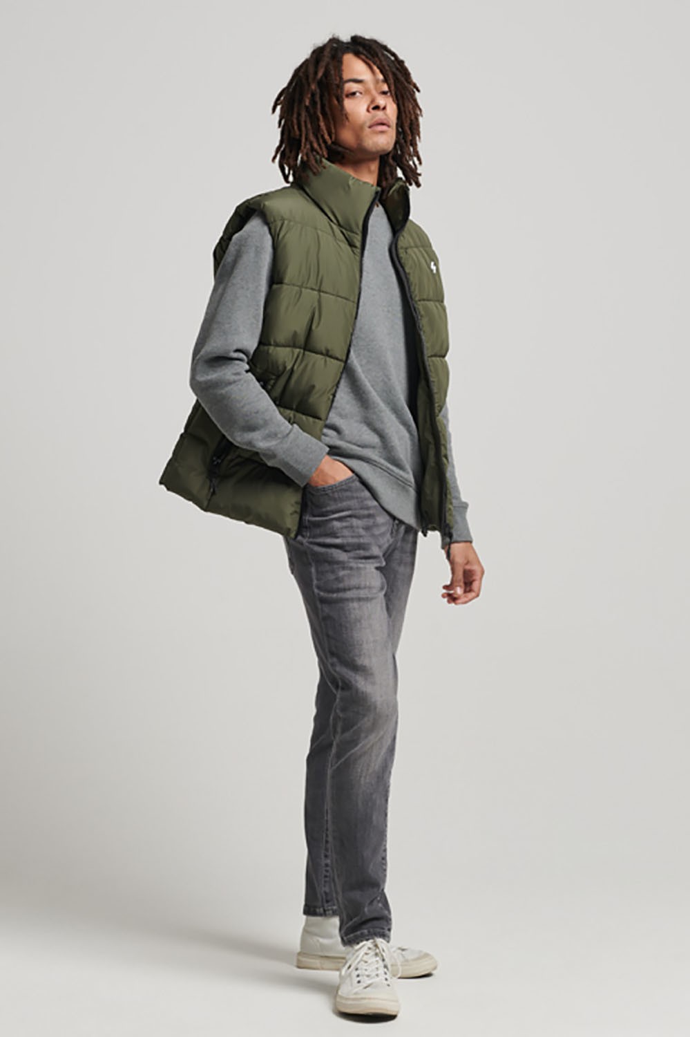 Superdry Bodywarmer Legergroen  Superdry Bodywarmer Legergroen