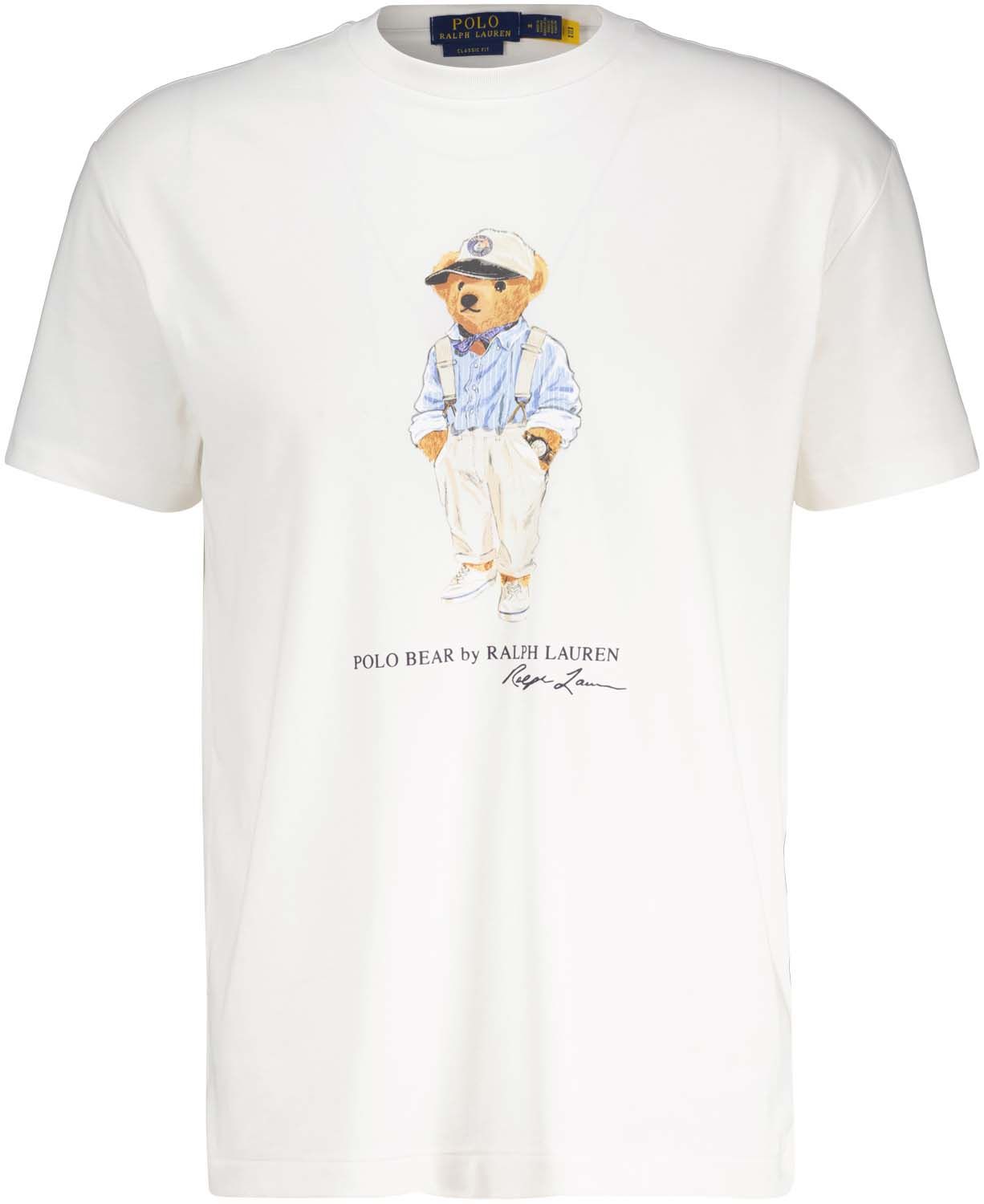 Polo Ralph Lauren T-Shirt Gebroken Wit  Polo Ralph Lauren T-Shirt Gebroken Wit