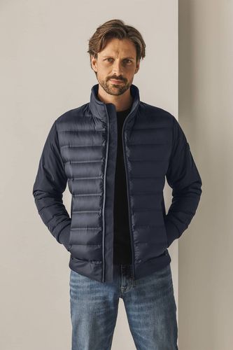 State Of Art Jacket Plain Blauw