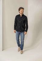 Overhemd Print Cordu Blauw