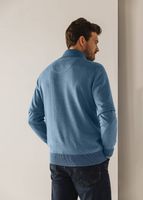 Pullover Sportzip Pl Blauw