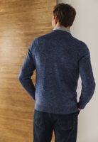 Pullover V-Neck Plain Blauw