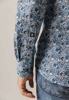 Overhemd Print Popli Blauw