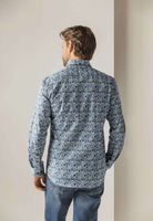 Overhemd Print Popli Blauw