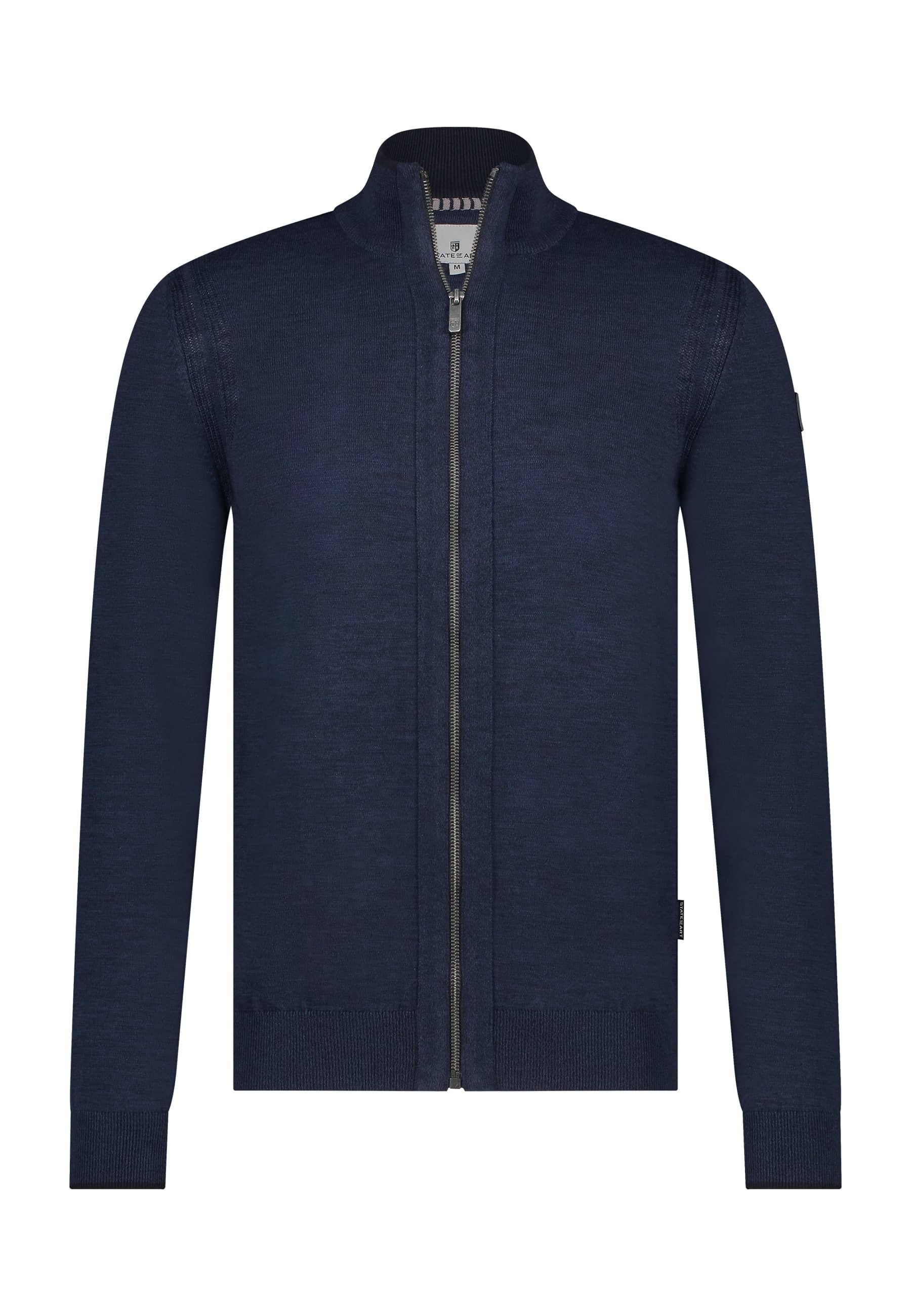 Vest Plain Blauw