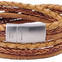 Leather bracelet Bonacci Bruin