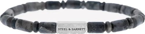 Steel & Barnett Stones Bracelet Colourful Cal Blauw
